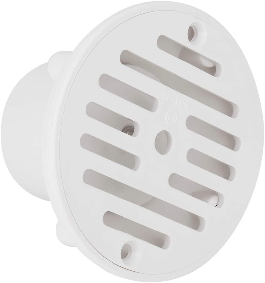 Pool Drain Cover Swimming Pool Floor Drain White Cover Replacement Fit for in Ground Swimming Pools Accessory image number 3