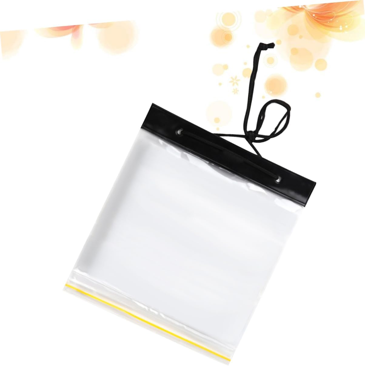 Map Bag Self-Sealing Clear Bag Map Carrier Protector Pouch Document Dry Waterproof Case Trail Case Waterproof Phone Pocket White Water Outdoor image number 1