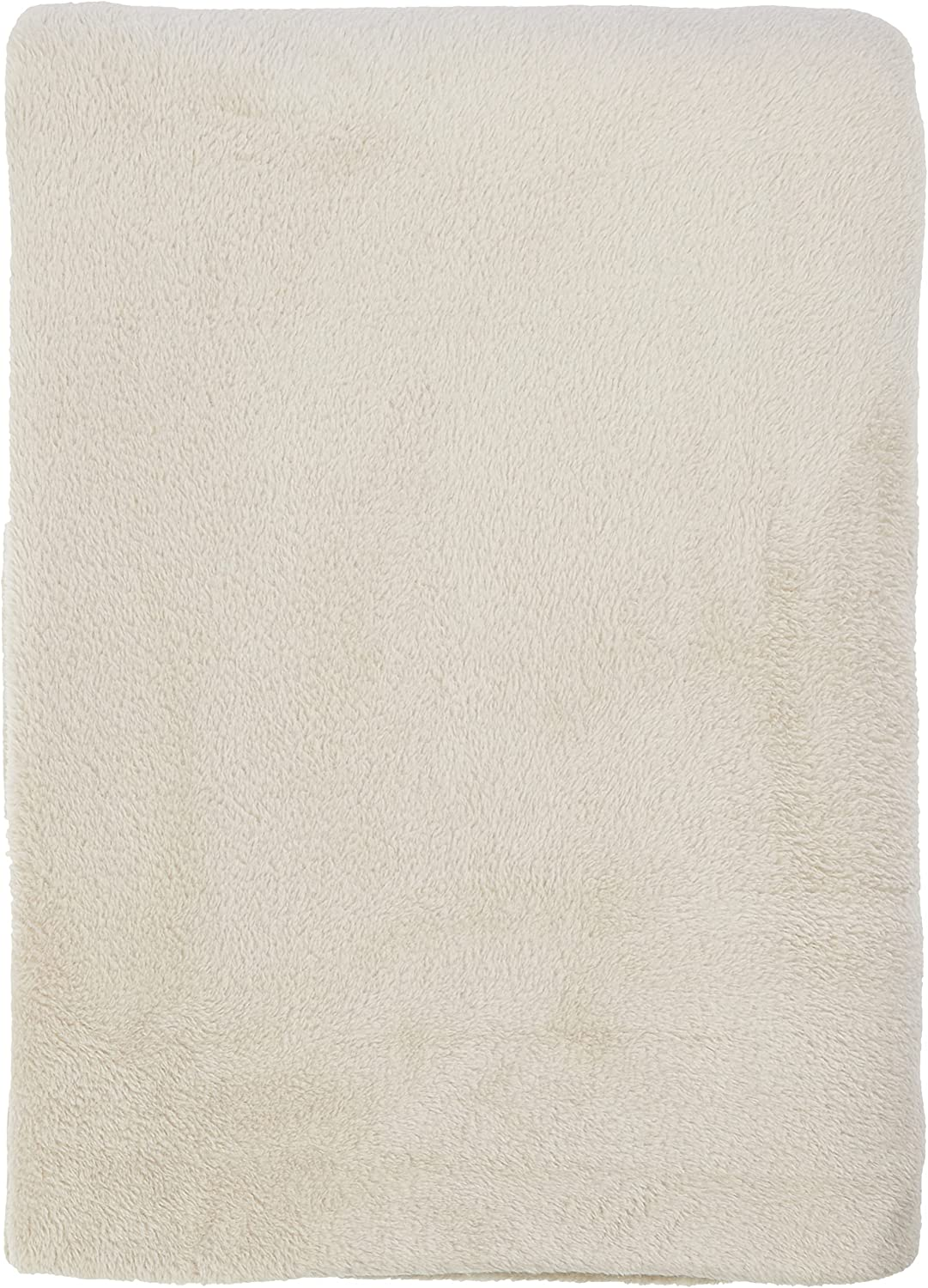 Amazon Basics Velvet Plush Blanket, Single - Sand image number 1