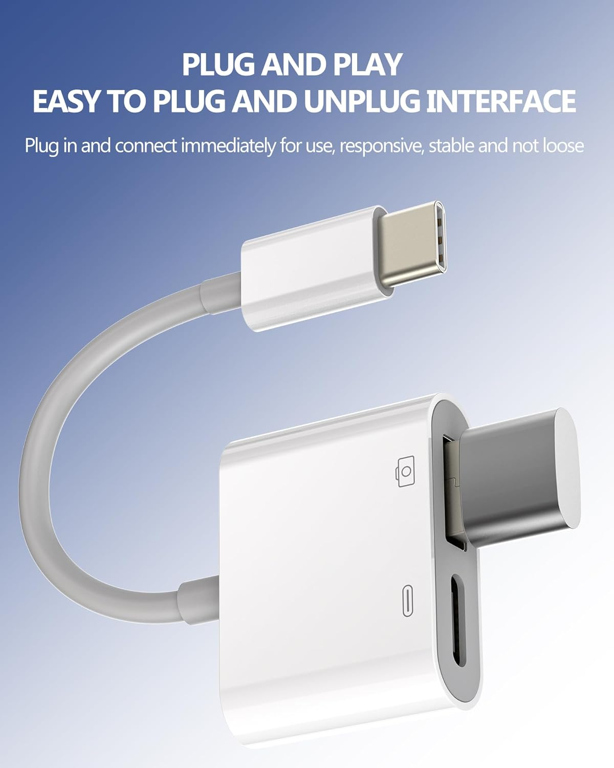 USB-C to USB Adapter(2In1) Type C Cable Accessories Thunderbolt Converter OTG 3.0 Mouse Port Dongle Compatible for Samsung for Iphone15 Pro Max plus for Ipad Macbook image number 6