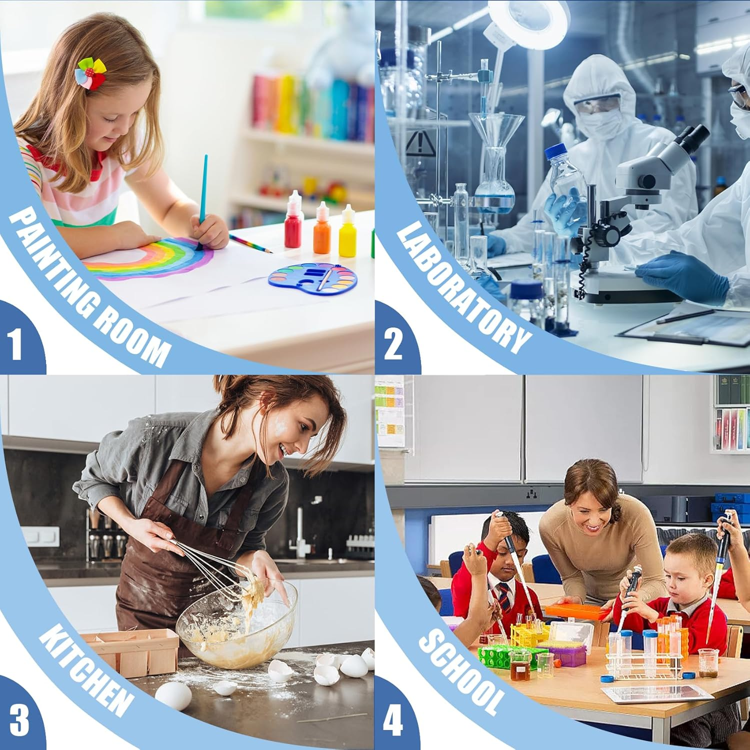 23 Pcs Measuring Cups, 100Ml Epoxy Mixing Cups, Plastic Measuring Cup with 30 Pcs Paint Stir Sticks, Liquid Measuring Cups, Graduated Panting Mixing Cups for Mixing Painting, Pigments, Stain, Resin image number 6