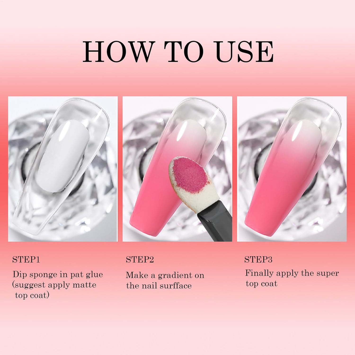 Pigment Nail Powder - Mirror Finish Rainbow | 9 Colors,Art Gradient Rainbow DIY Decoration for Women Girls Easter Halloween Christmas