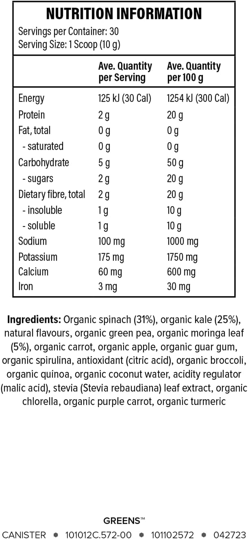 ISAGENIX - Nutrient-Dense, Plant-Based - Greens Supplement Food - 1 X 300 Grams - 30 Servings image number 4