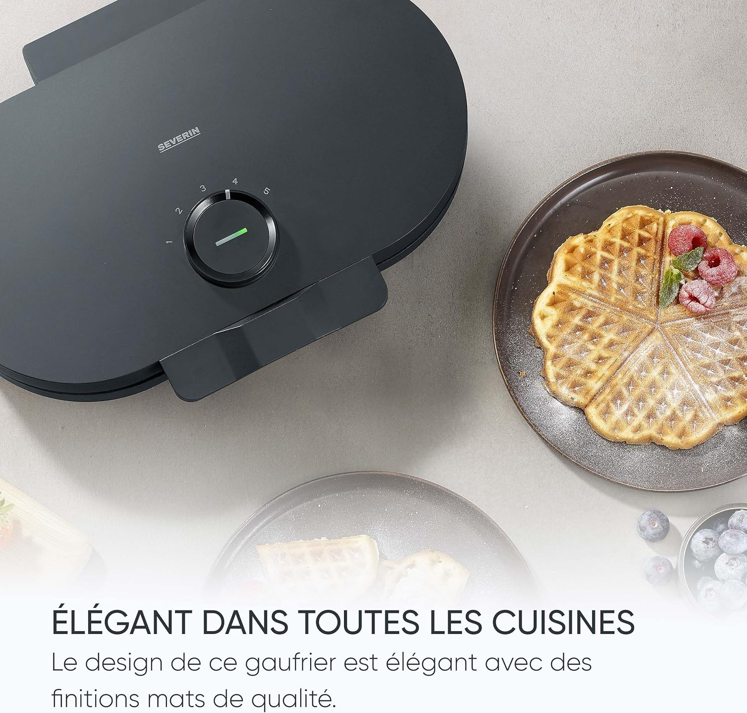 Severin Hair Dryer S-Style Speed Pro, Powerful and Durable, with Ion Technology, Diffuser and Concentrator, 2000W, Anthracite, Ht 0171 image number 1