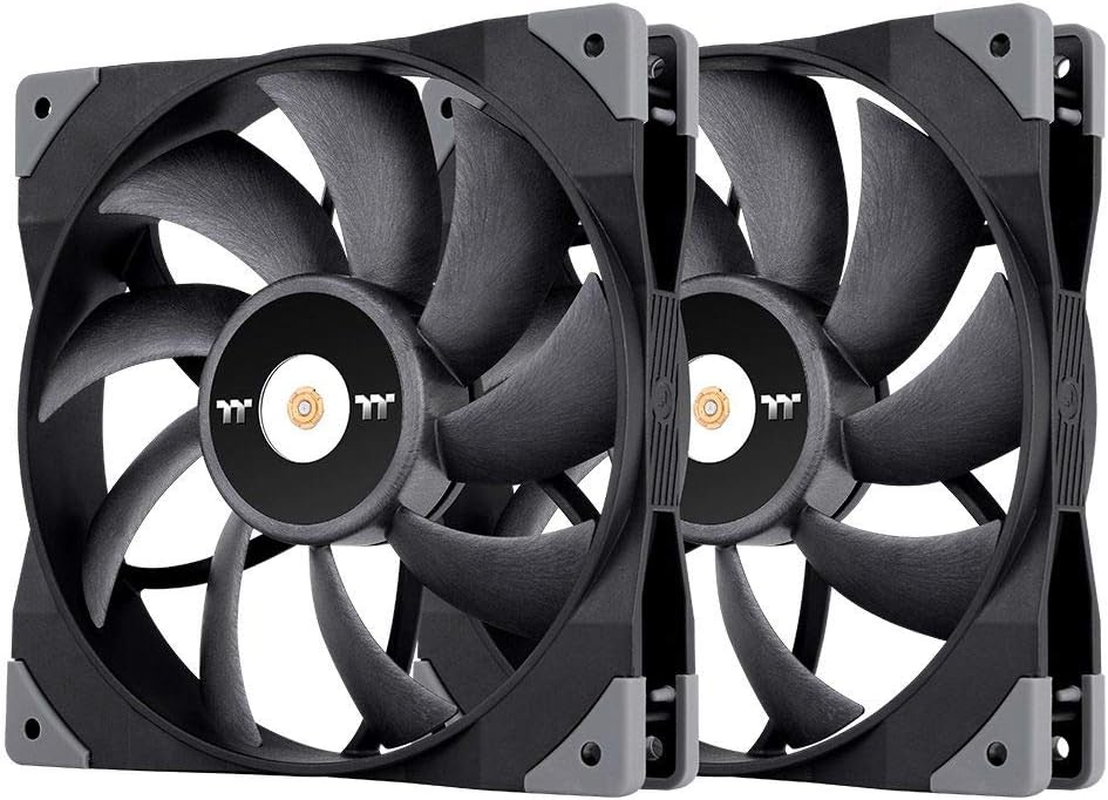 Thermaltake CL-F085-PL14BL-A TOUGHFAN 14 PWM High Static Pressure (Up to 2000RPM) Radiator Fan - Dual Pack image number 2