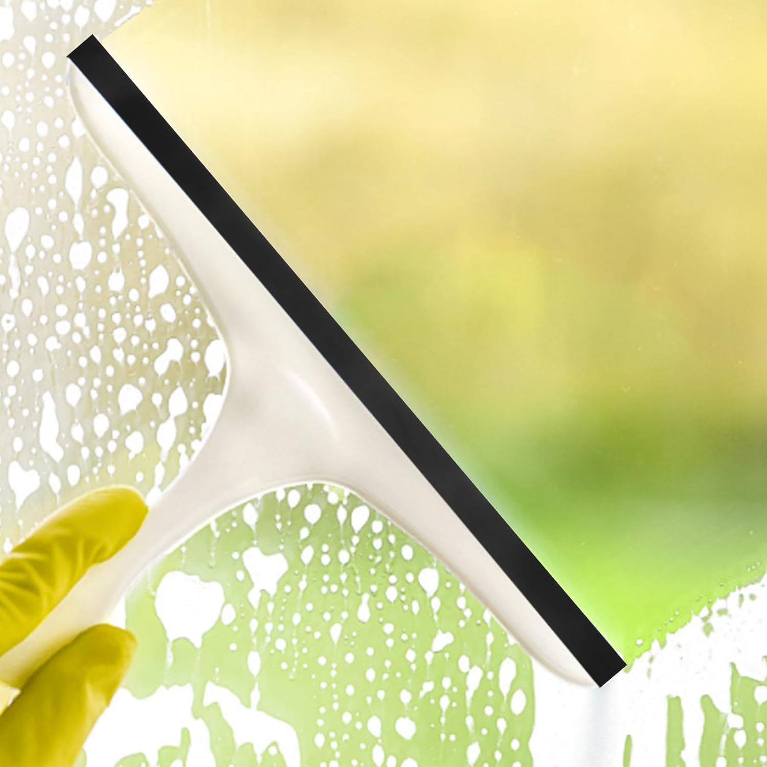 Angoily Squeegee Rubber Wiper Replacement Blades - Cut-To-Size Window Blade, Black Silicone Strip Scrubber for Glass Window Cleaning, Shower Doors - Refill image number 6