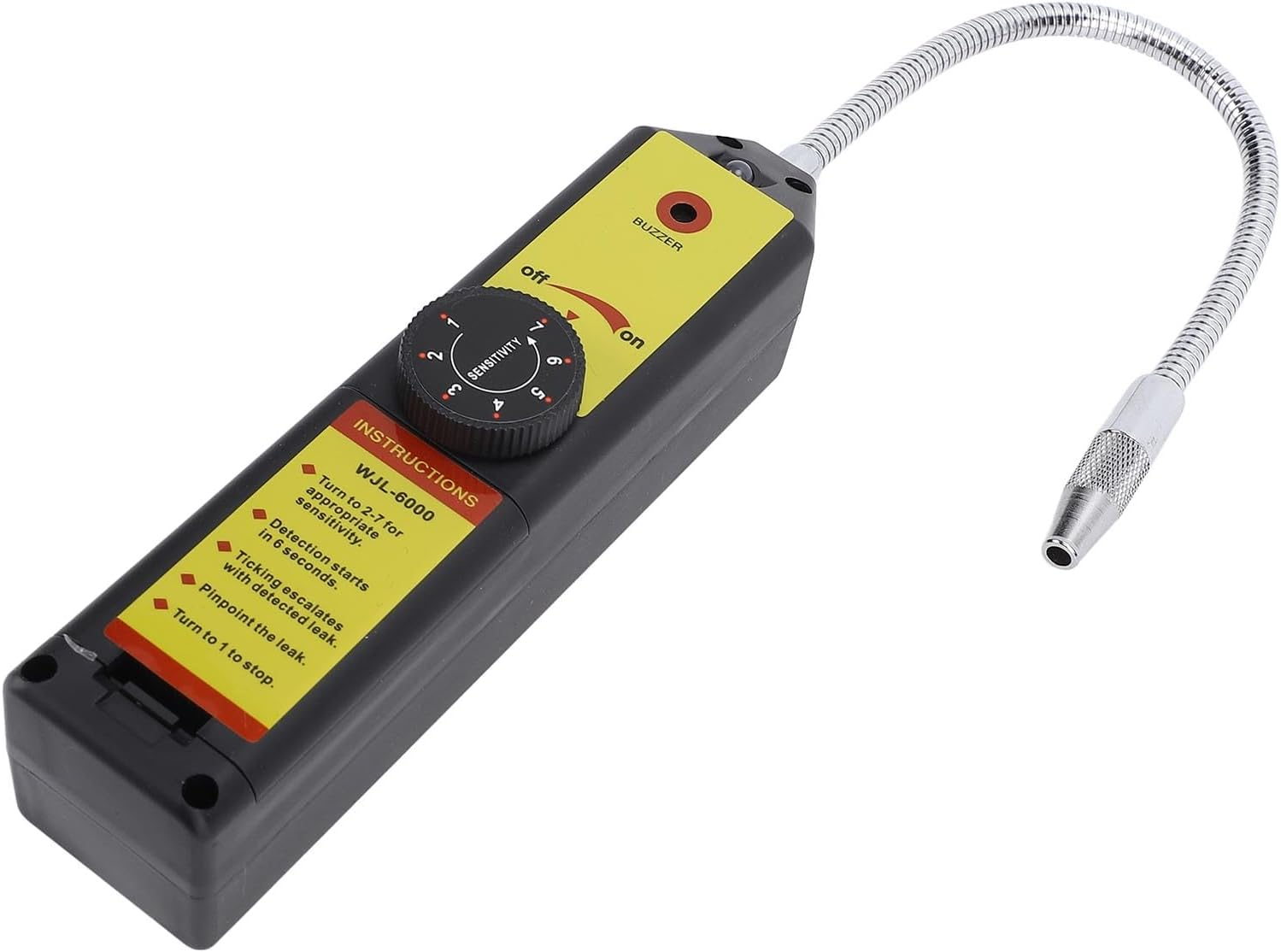 Jiawu HVAC Refrigerant Leak Detector Advanced Sustainability Frans Feaks Gas for Climination R22 R410A R134A R1234YF, Ideal for HVAC Professionals (Without LED Light) image number 6