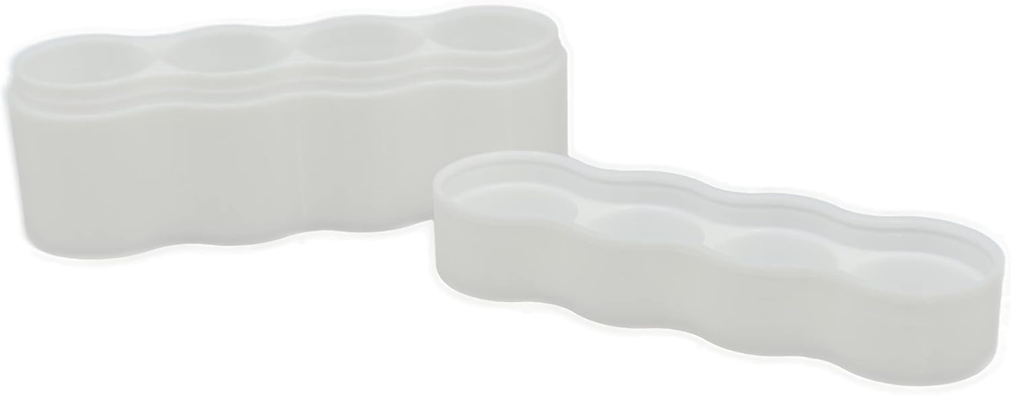 Protect Your Power - Slimline CR2 Battery Case, Soft Durable Material - Pack of 2 (Holds 4 Batteries)