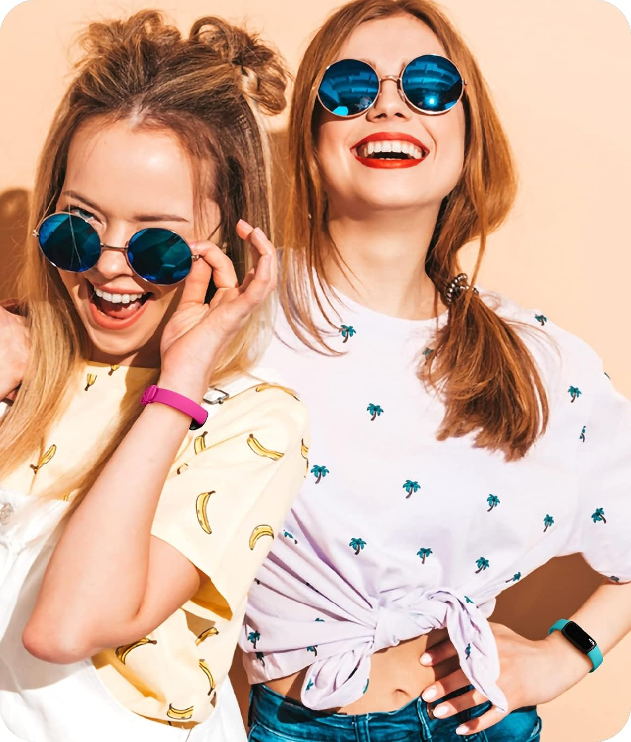 WJK Compatible with Fitbit Inspire 3 Bands for Women Men, Soft Silicone Waterproof Sport Replacement Wristband for Inspire 3 Fitness Tracker, Multi Colors image number 5