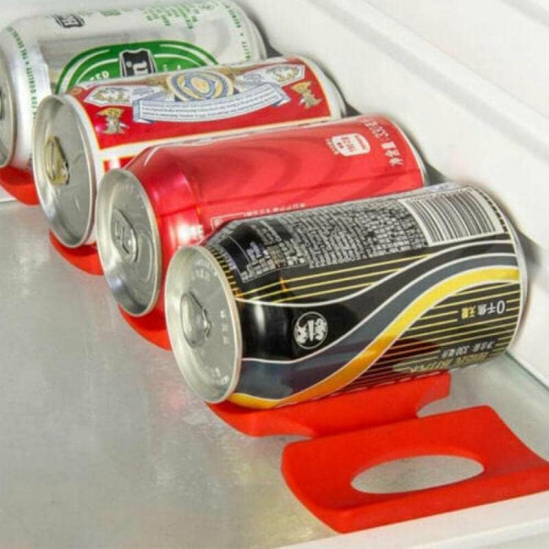 Bottle Rack Wine Fridge Beer Holder Mat Silicone Kitchen Stacking Organizer Can image number 1