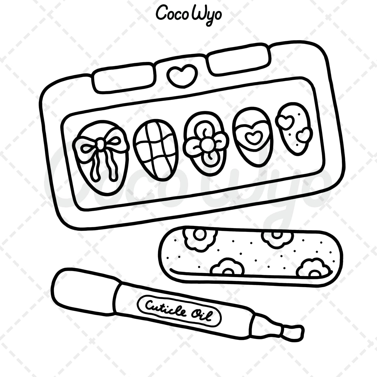 Self-Care: Relaxing Coloring Book for Girls and Adults with Cute and Easy Illustrations image number 3