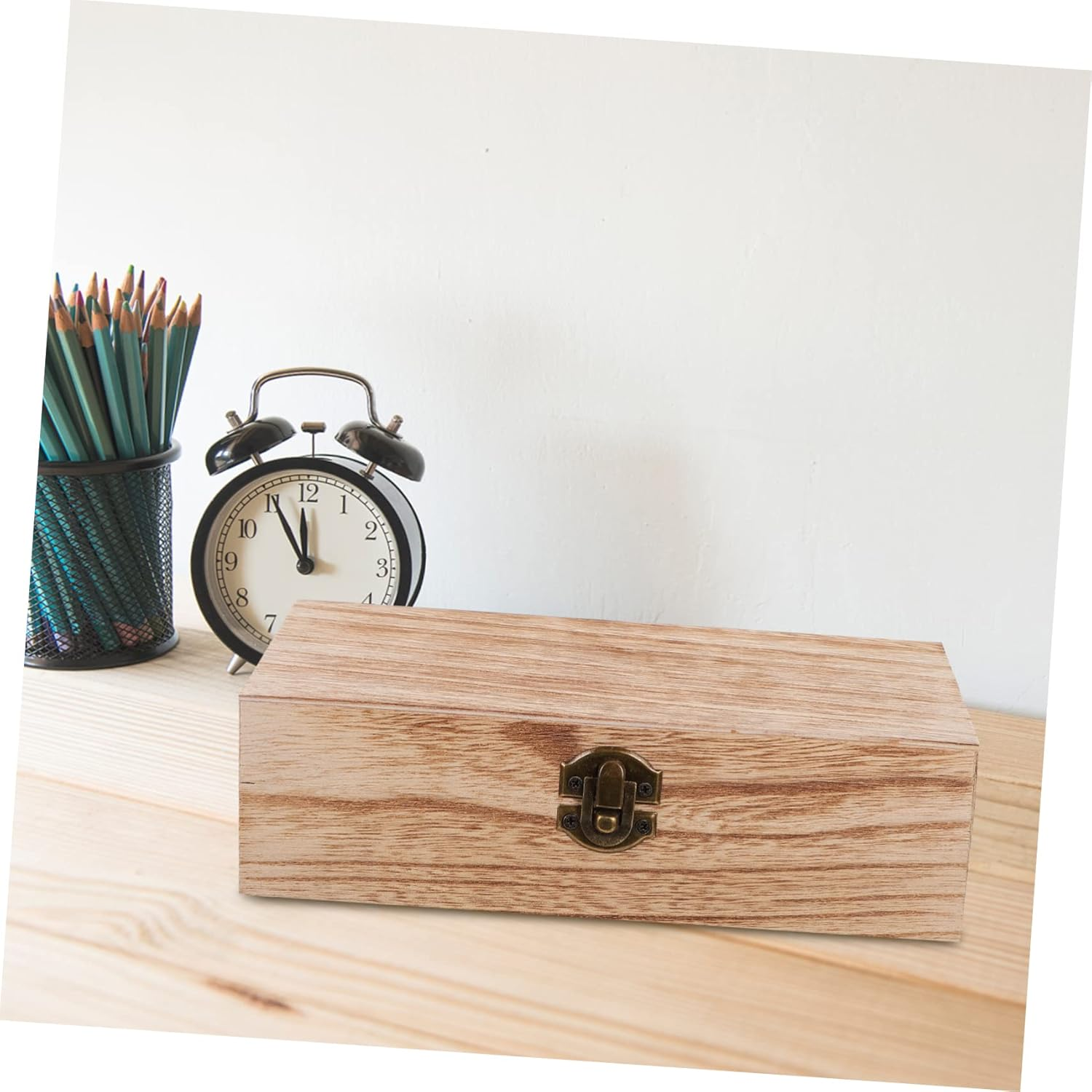 Solid Wood Storage Boxes Christmas Boxes Small Jewelry Packing Retro Design image number 3