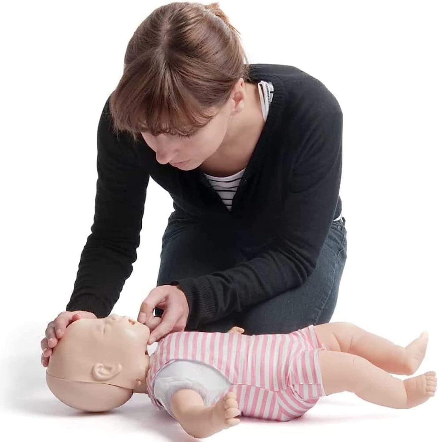 YUNYHAO First Aid Model, First Aid Choking Training Doll, Advanced CPR Simulator (With Bag) for Training Aids image number 2