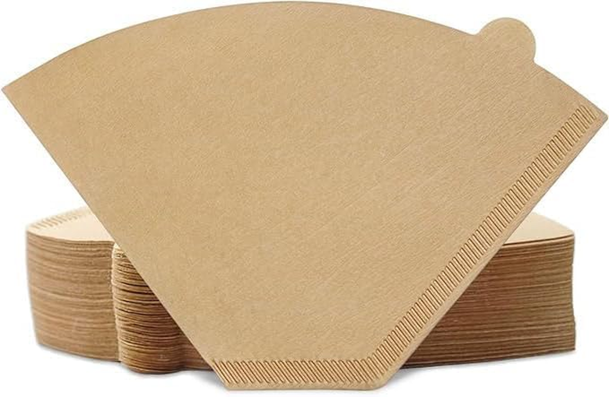 Coffee Filters, Set of 100， Disposable Coffee Filter Papers, Size 04，Unbleached Cone Paper Filters for Coffee Dripper & Pour over Coffee Maker image number 3