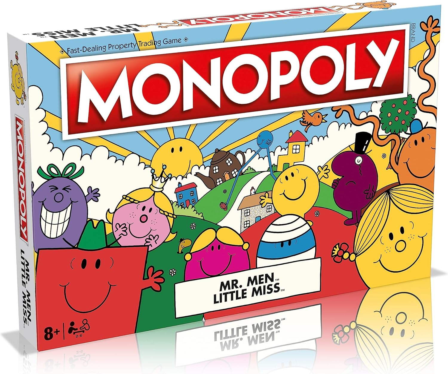 Monopoly Mr Men Little Miss Board Game, This New Edition of Hasbro'S Classic Board Game Monopoly Is Perfect for 2&ndash;6 Players Aged 8 and Up image number 4