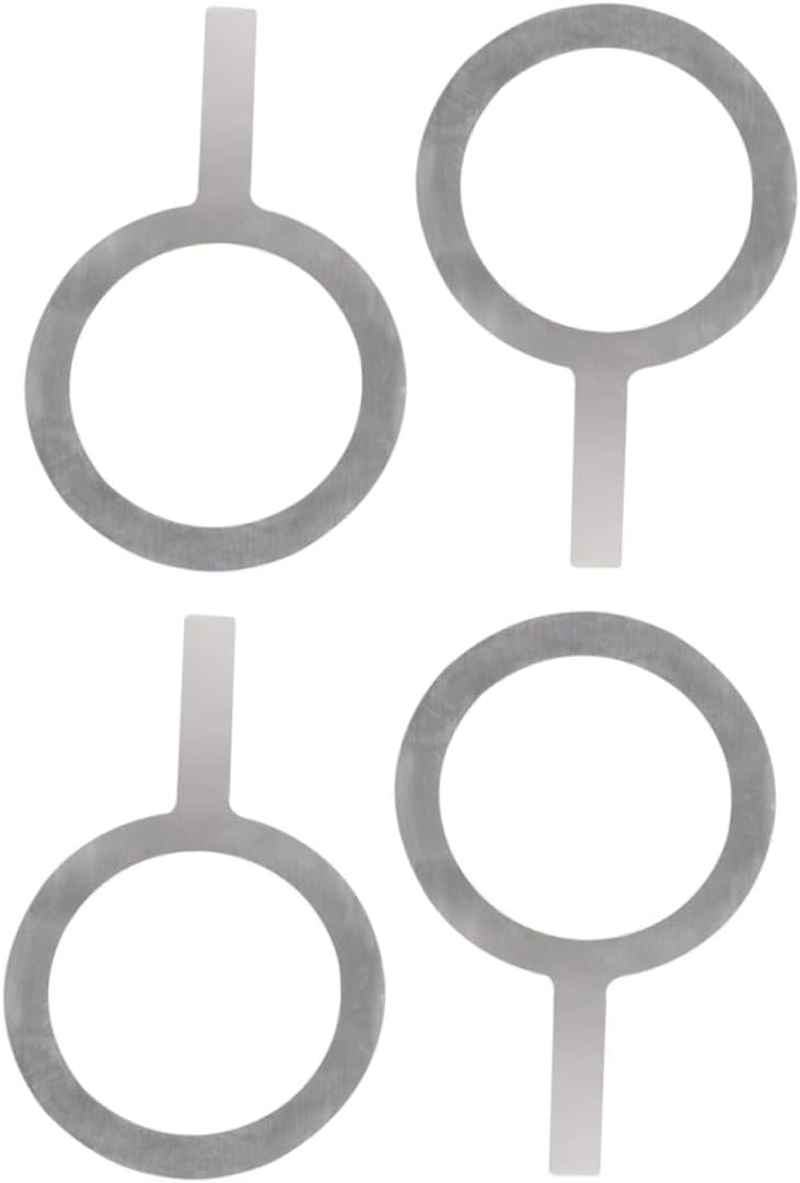 EPIGEIST 4Pcs Stainless Steel Baking Cup Rings Milk Tea Cup Rim Gaskets Smooth Anti-Scald Design for Dessert Shops Cafes and Milk Tea Lovers with Inner image number 2