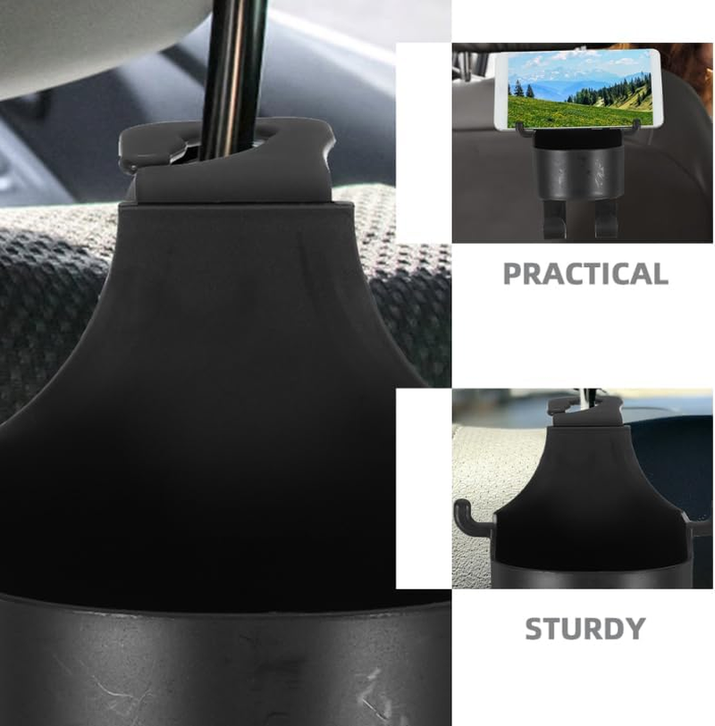 2Pcs Auto Headrest Cup Holder Back Seat Cup Holder Expander for Car Universal Fit Design Convenient Storage for Drinks Ideal for Travel and Family Use image number 2