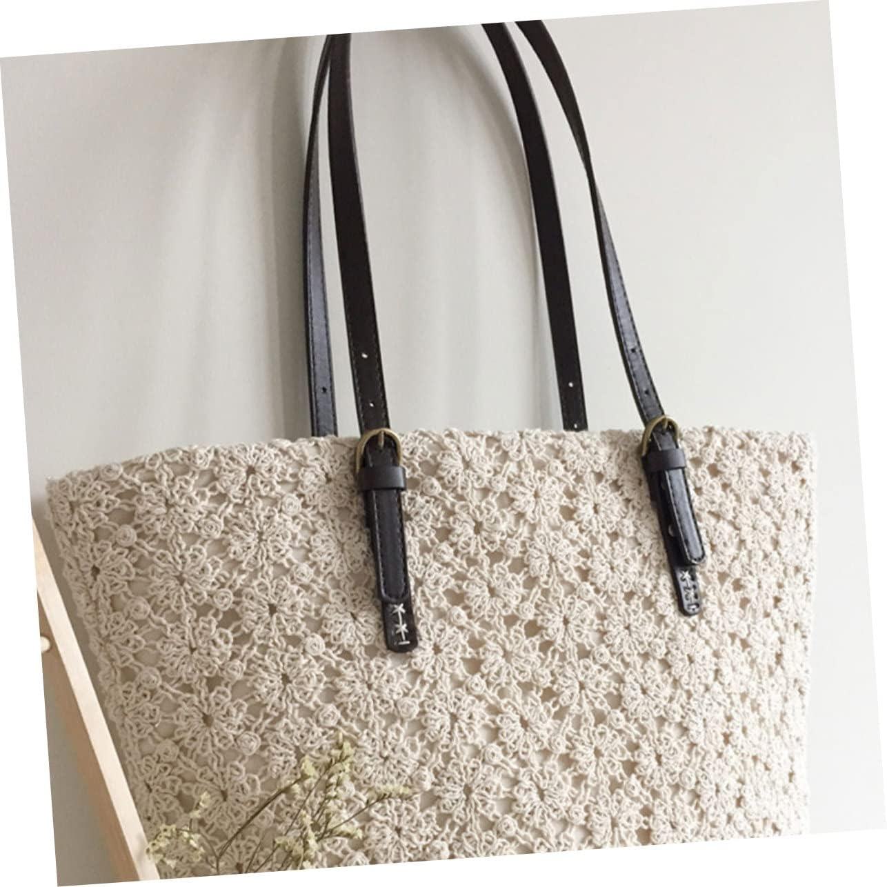 TOPPERFUN 2Pcs Handbag Belt Replacement Synthetic Leather Bag Straps for Tote Bag Shoulder Strap image number 2