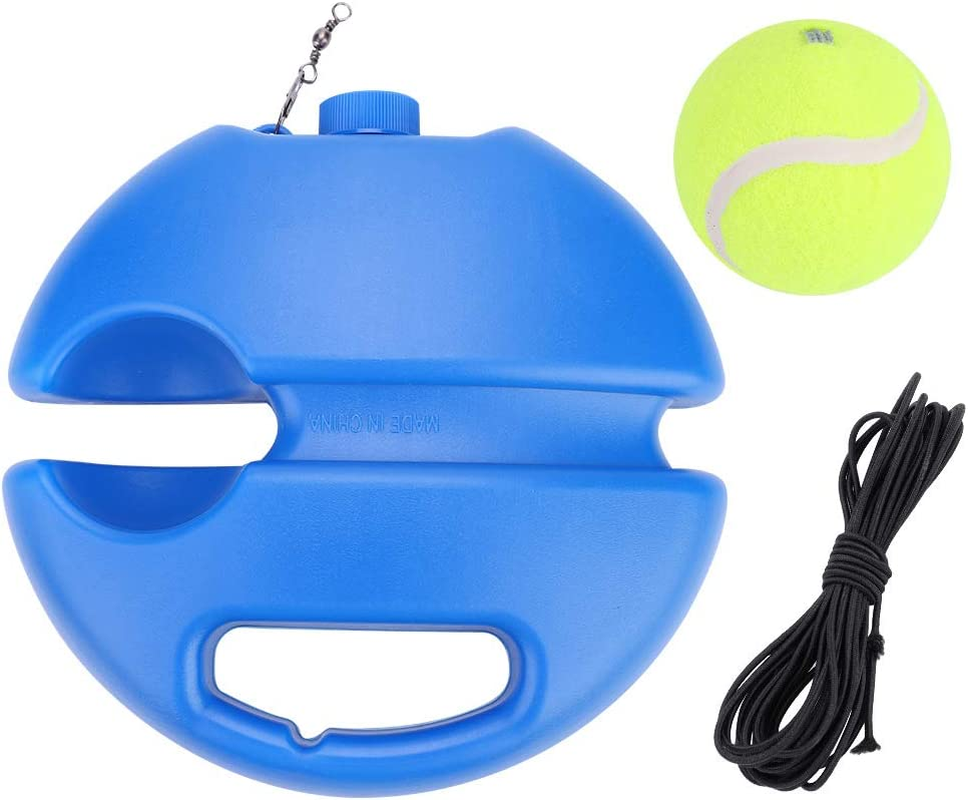 Tennis Trainer, Self-Study Tennis Base Trainer Baseboard Rebound Ball Training Tool for Beginners Children Adults image number 2