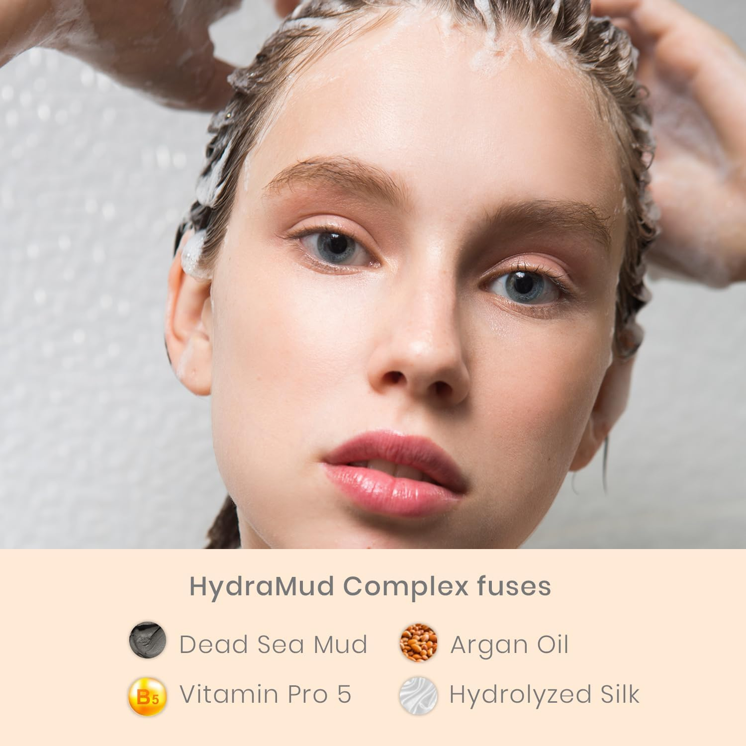 SEACRET Shampoo - Mud Shampoo Enriched with Dead Sea Minerals, SLS Free, 500 Ml image number 1