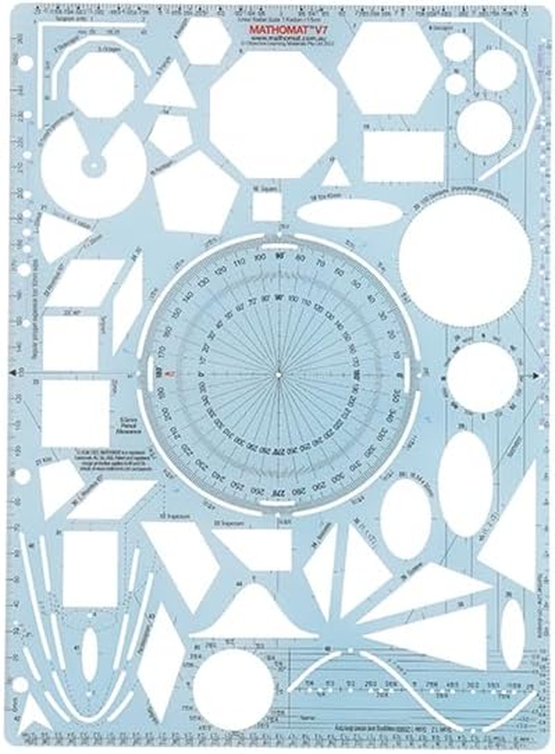 Mathomat V7. Designer Student Pack Template in Wallet with Drawing Ideas Poster image number 2