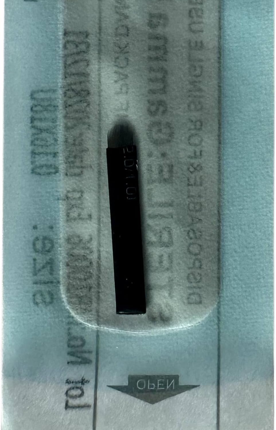 30Pcs Black Microblading Blades U18 Nano 0.16Mm Microblading Nano Agujas 18U Microblades (18U-0.16Mm) image number 3