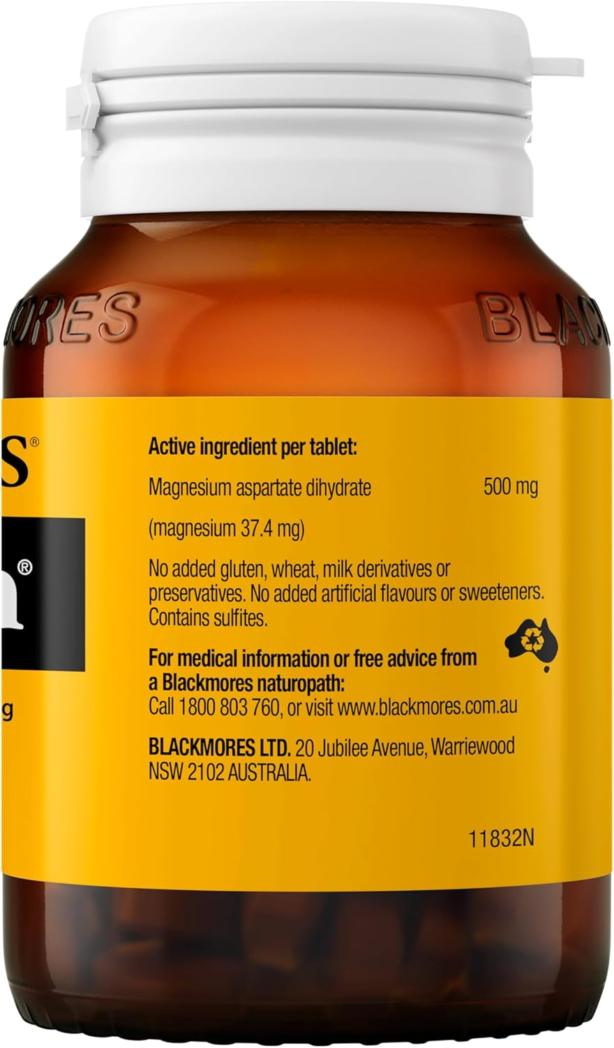 Blackmores Magmin | Supports Bone Health, Muscle Function & Healthy Teeth | 100 Tablets image number 1