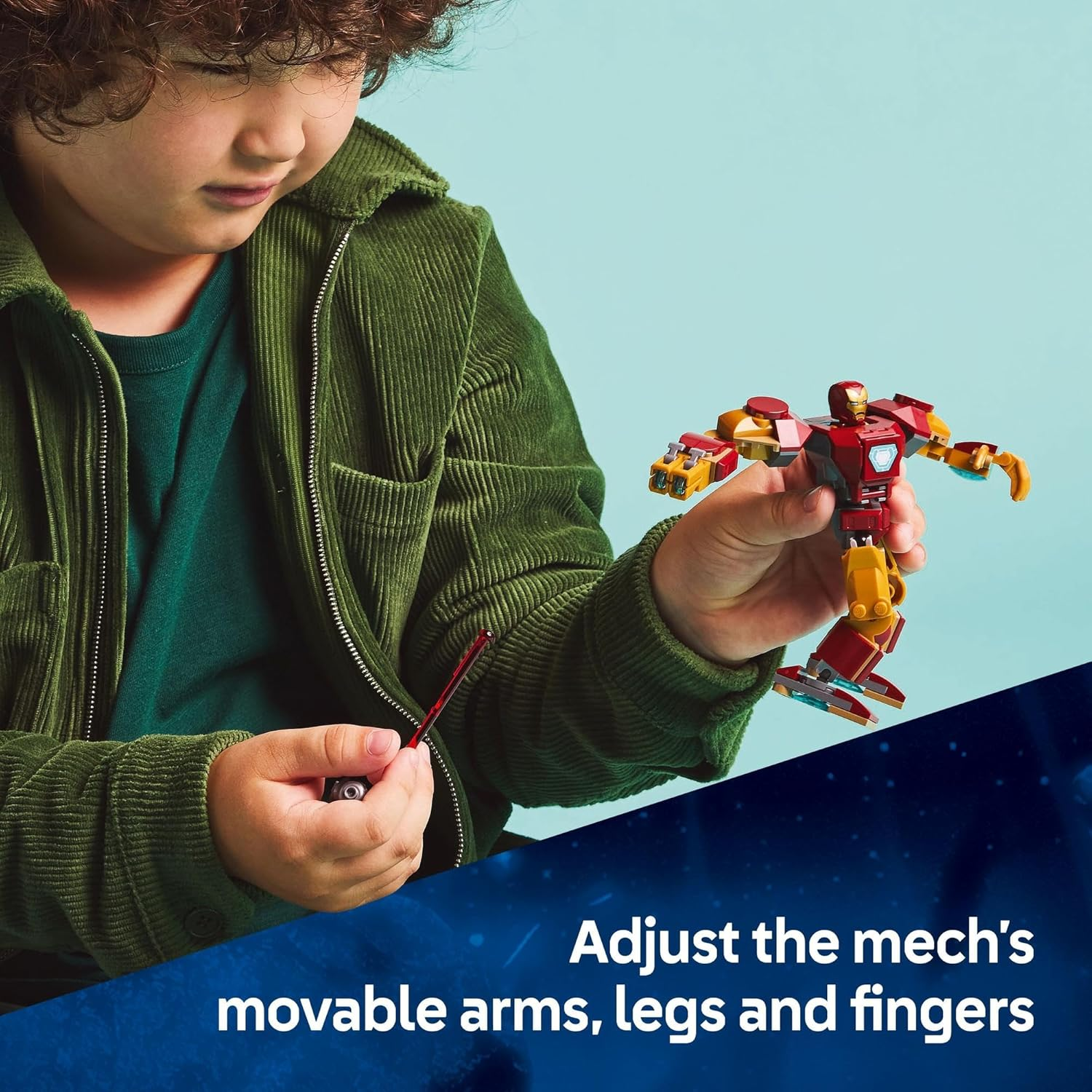 LEGO Marvel Iron Man Mech Vs. Ultron Playset, Super Hero Building Toy for 6+ Year Old Boys & Girls, Avengers Set Features a Buildable Kids Toy Mech Action Figure and 2 Minifigures 76307 image number 4