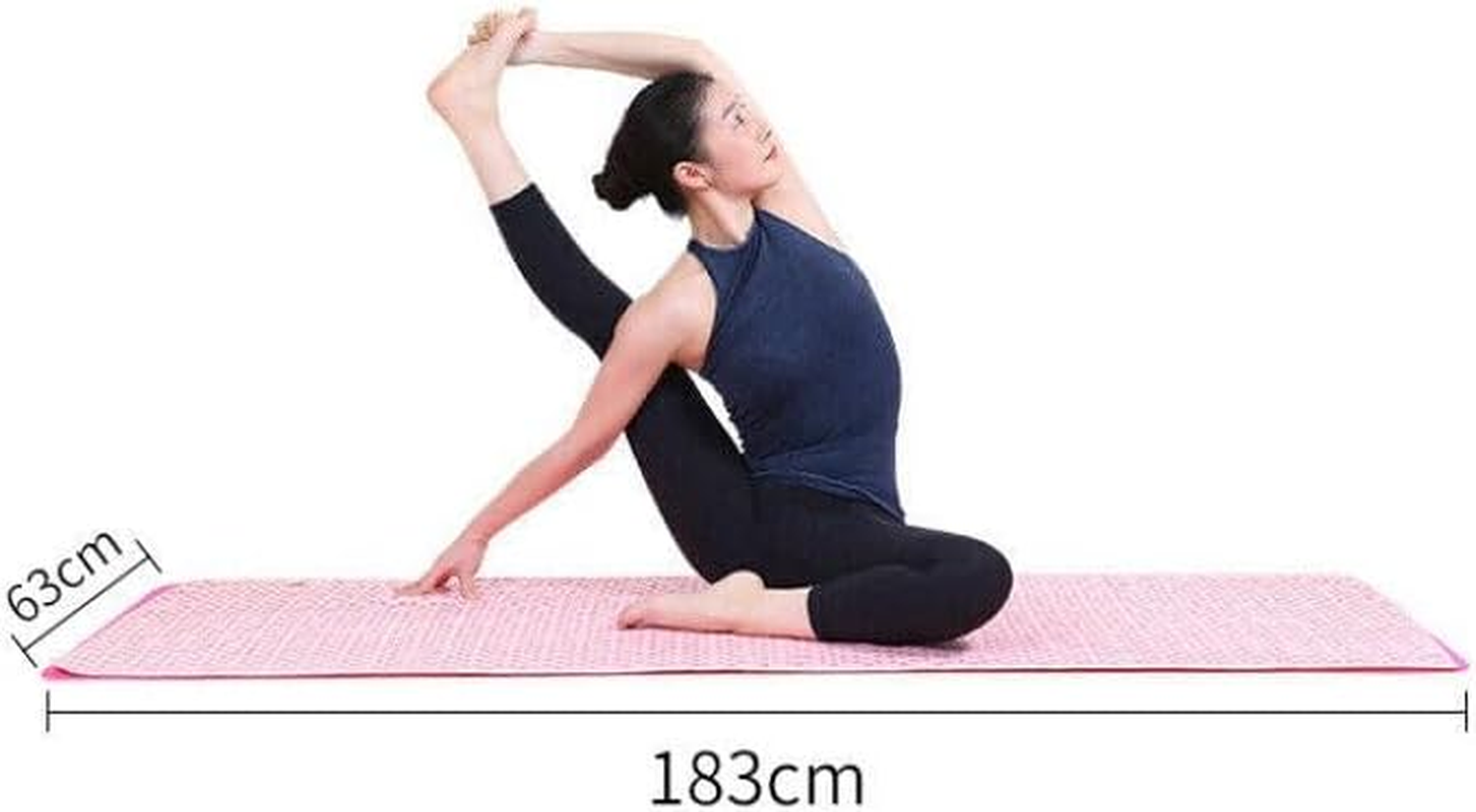 Non-Slip Yoga Towel Mat Fitness Gym Microfiber Blanket, Super Absorbent, 72"X25" - Light Purple image number 5