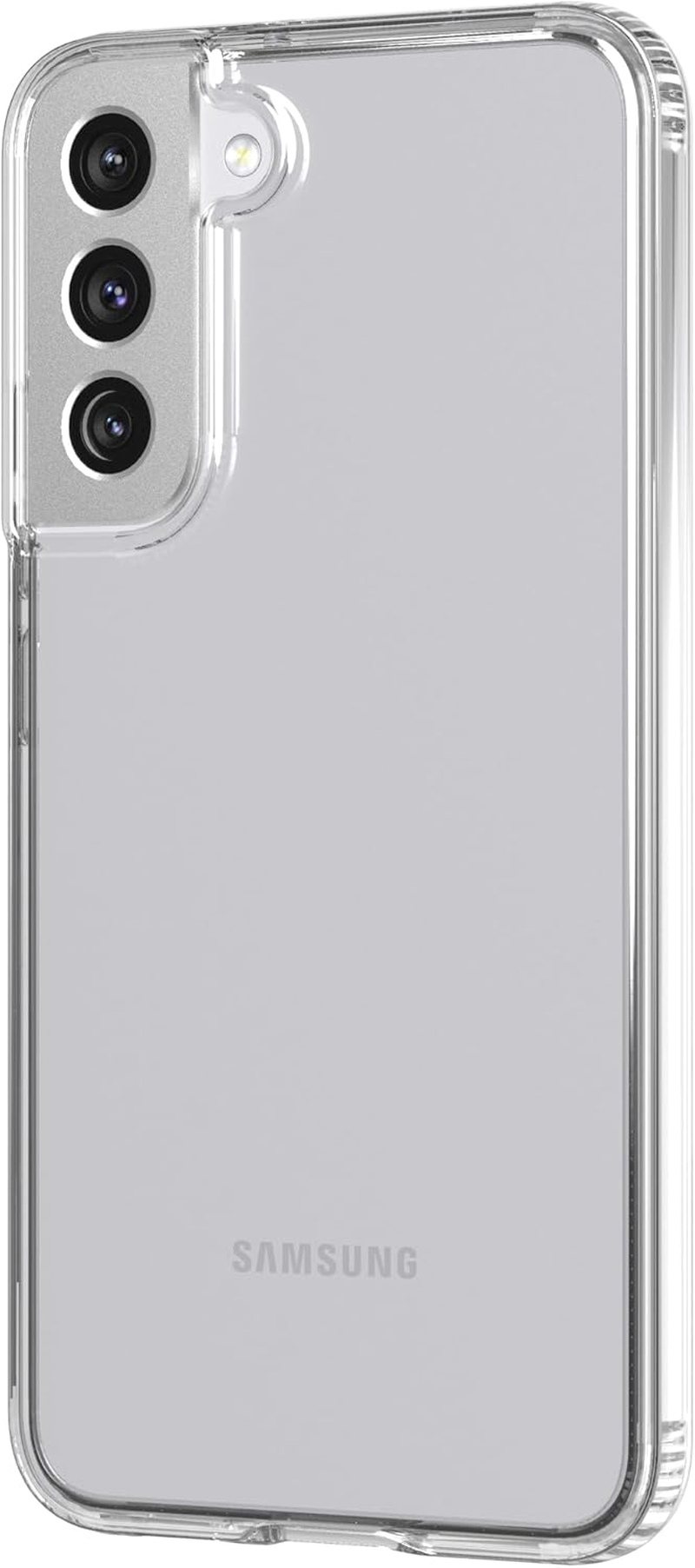 Tech21 Evo Clear for Samsung Galaxy S22 plus &ndash; Clear and Protective Phone Case with 12Ft Multi-Drop Protection, Scratch-Resistant Shockproof image number 3