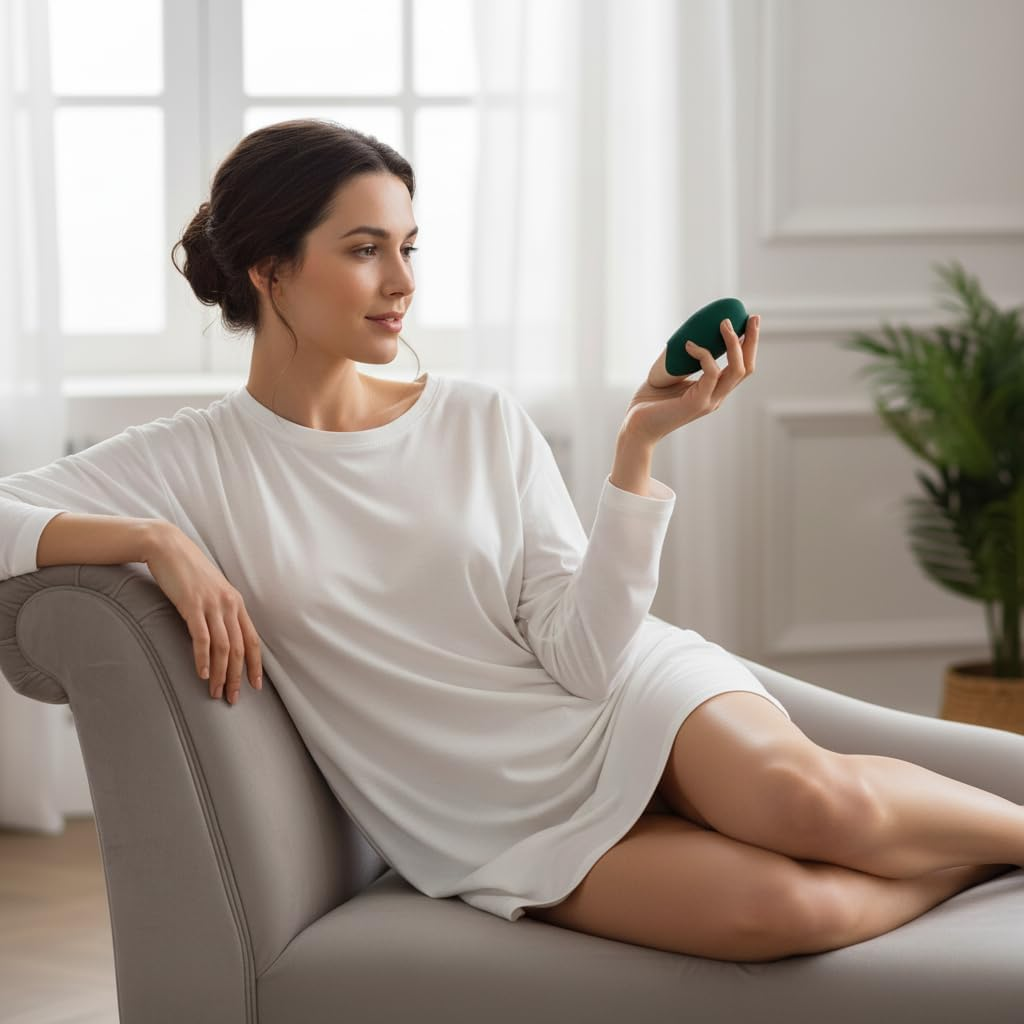 UTOPIA Rechargeable Clitoral Sucking Vibrator for Women &ndash; Waterproof Silicone Suction Massager &ndash; Portable Adult Sex Toy for Clit & Nipple Stimulation &ndash; Quiet USB Charging (Green) - Green image number 4