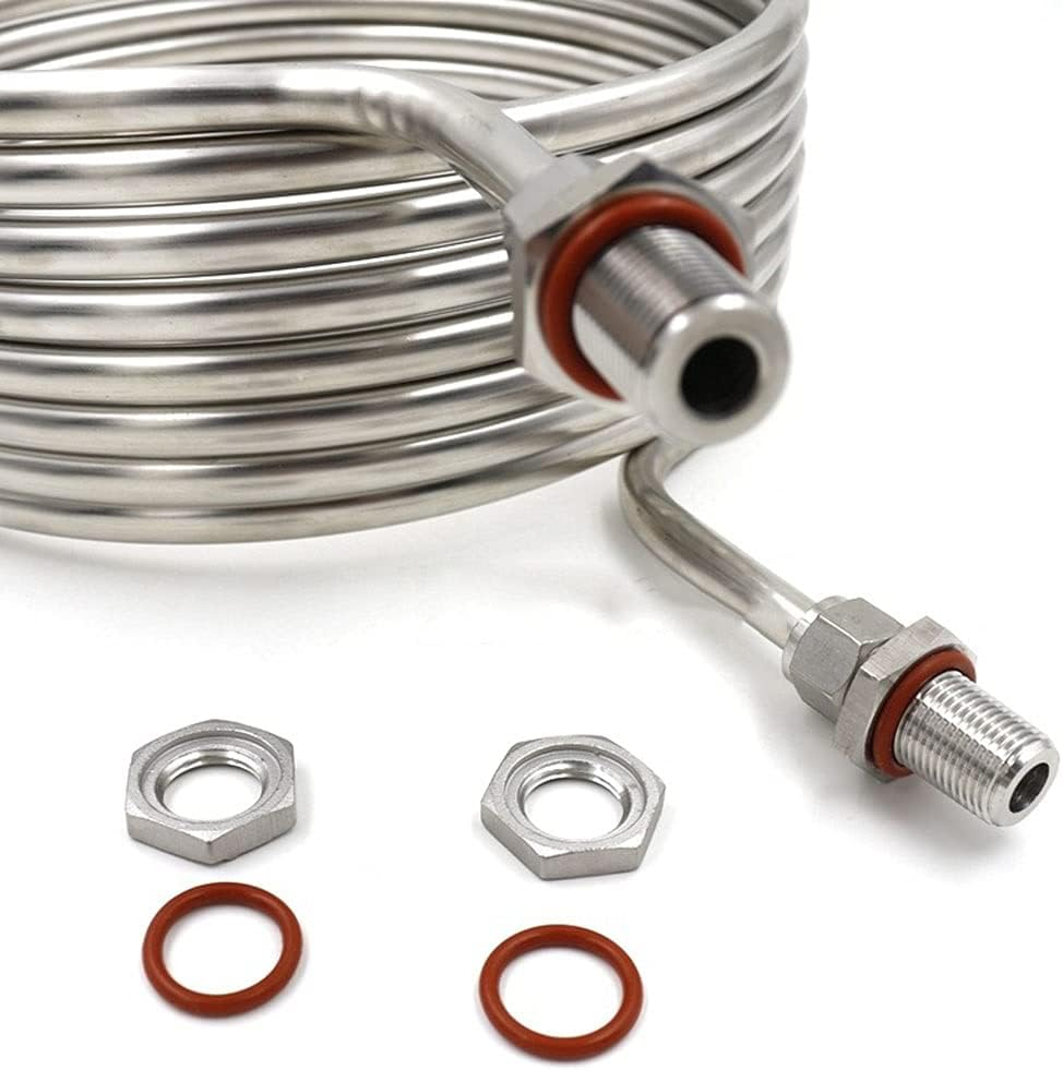 Wort Chiller, Stainless Steel Wort Chiller, 25' &times; 1/2" HERMS Coil 12" Diameter, Bar Accessories image number 5
