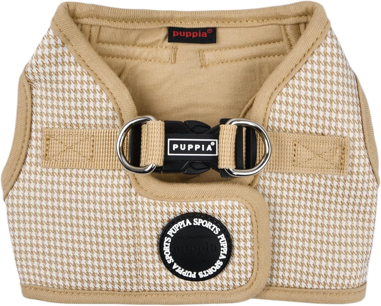 Puppia Kealoha Dog Vest Harness B (Step-In) Fashionable Flower Pattern Spring Summer Harness for Small and Medium Dogs, Violet, Large