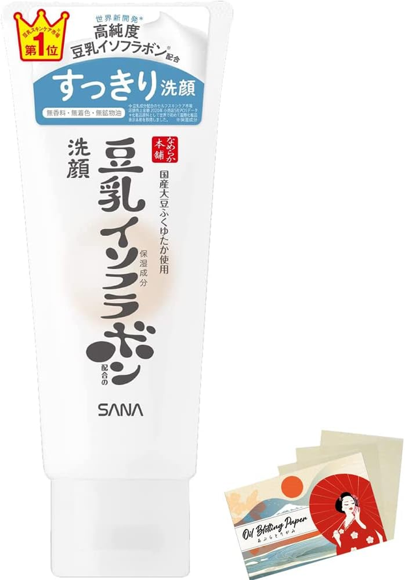 Nameraka Honpo Sana Soy Milk Isoflavone Cleansing Face Wash NC 150G image number 3