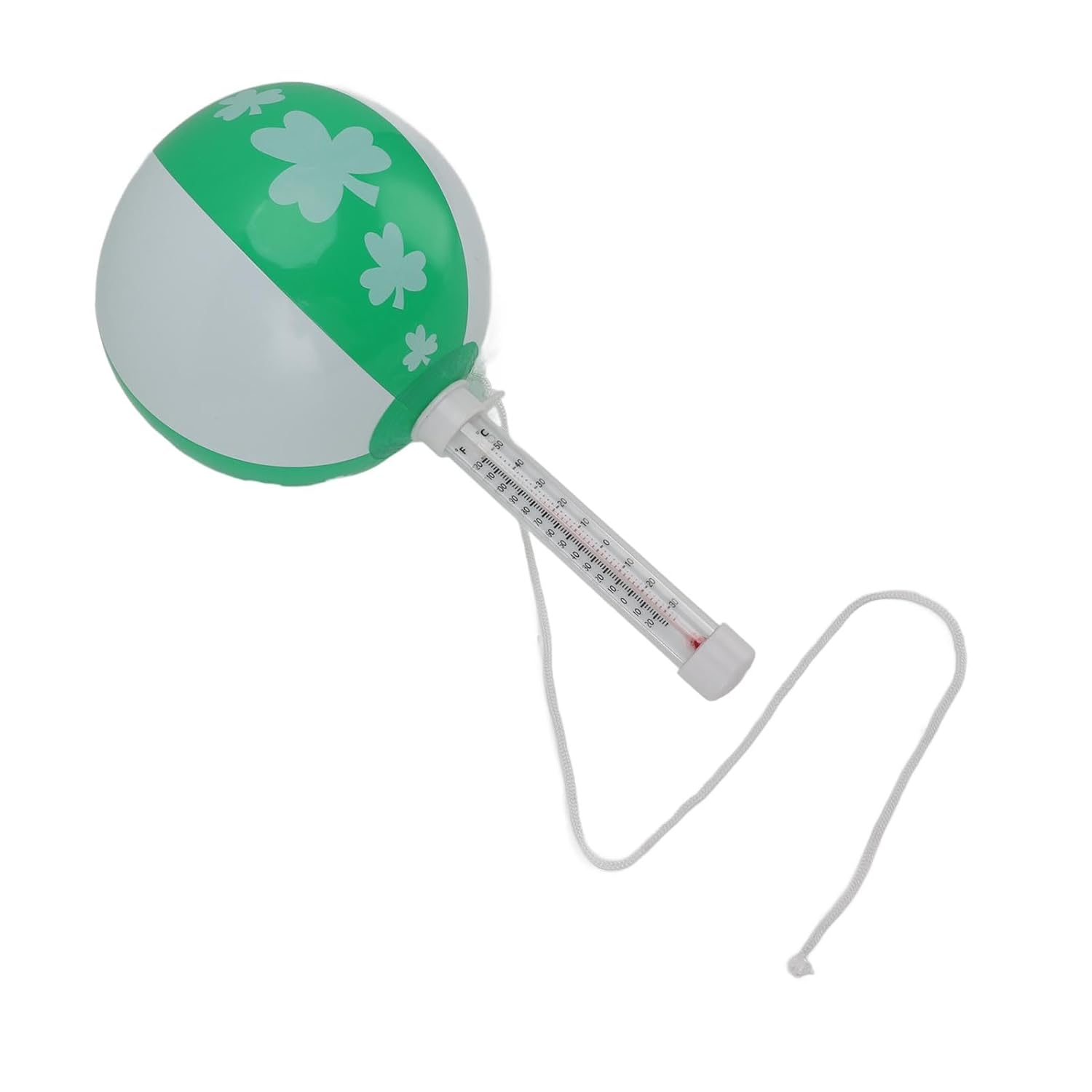 Jiawu Shatter Proof Spa Thermometer Easy Read Water Temperature with Lanyard for Indoor Swimming Pools Spas Aquariums Lightweight Design for Portability