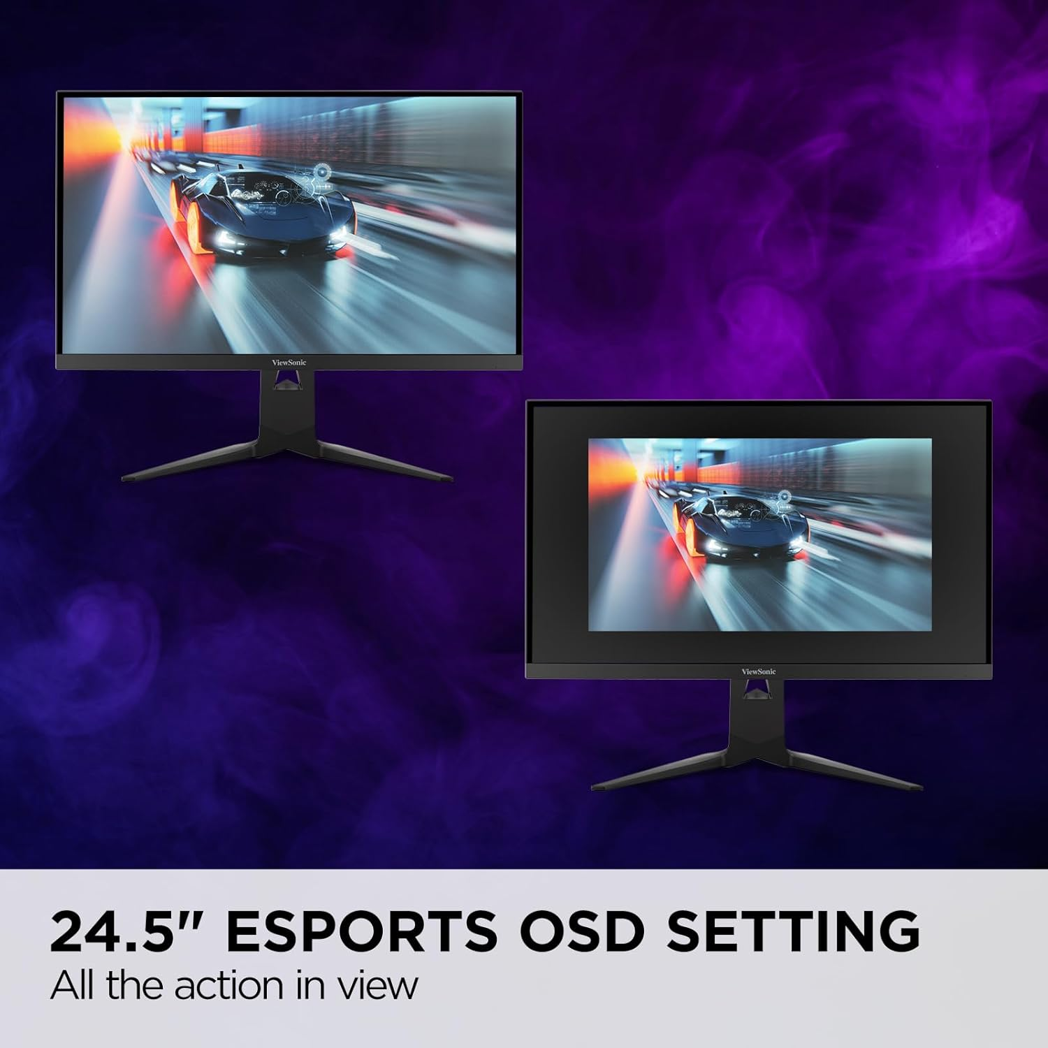 Viewsonic XG275D1-4K 27" Switchable Refresh Rate IPS Gaming Monitor, 4K Uhd@160Hz, Fhd@320Hz, 0.5Ms, AMD Freesync Premium, NVIDIA G-Sync Compatible, Advanced Ergonomics, Eye Care, HDMI, USB-C, DP image number 1