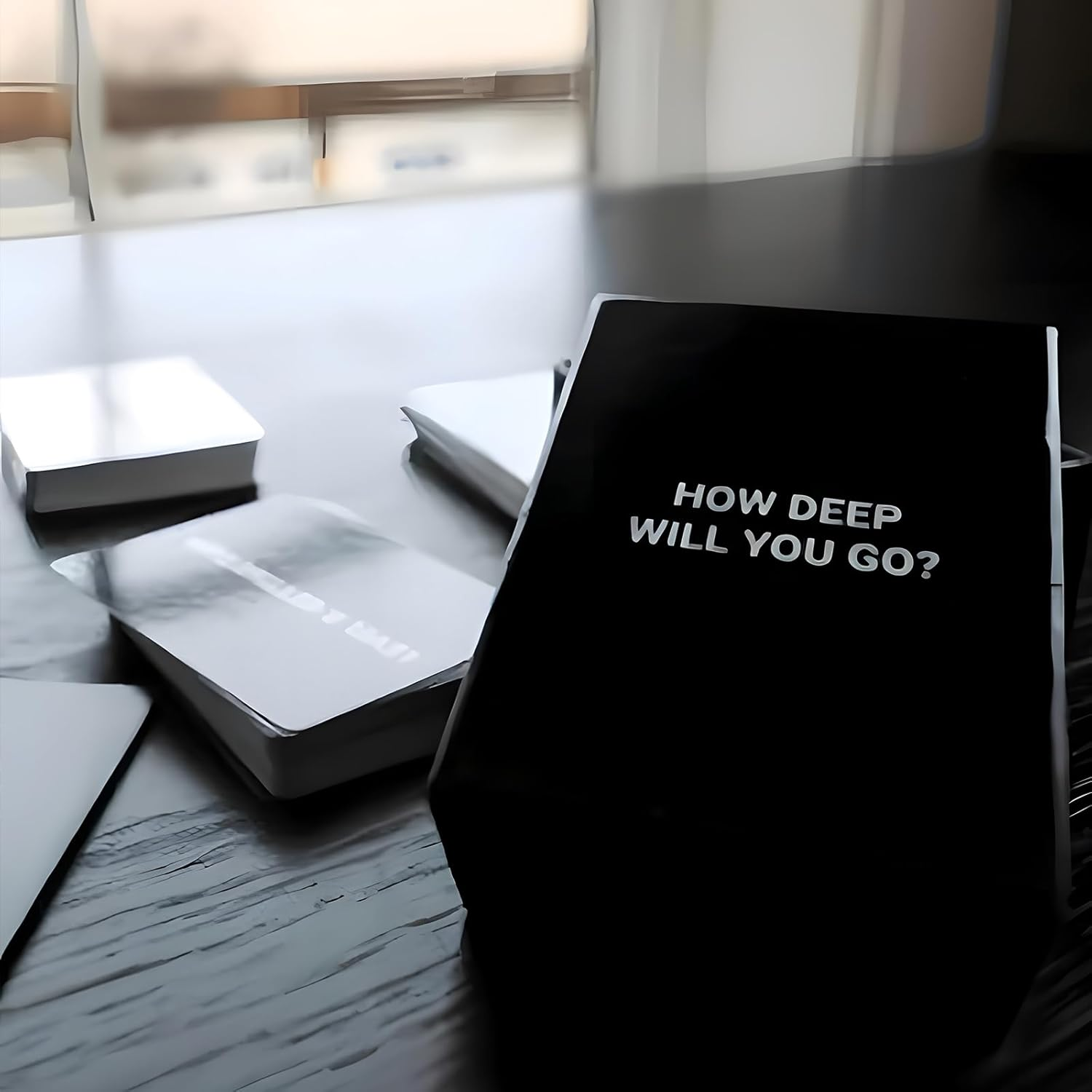 How Deep Will You Go? 99 Icebreaker Conversation Cards, Fun Game to Deepen Connections for Family Gatherings Friend Meetups Parties Road Trips Dates Game Nights