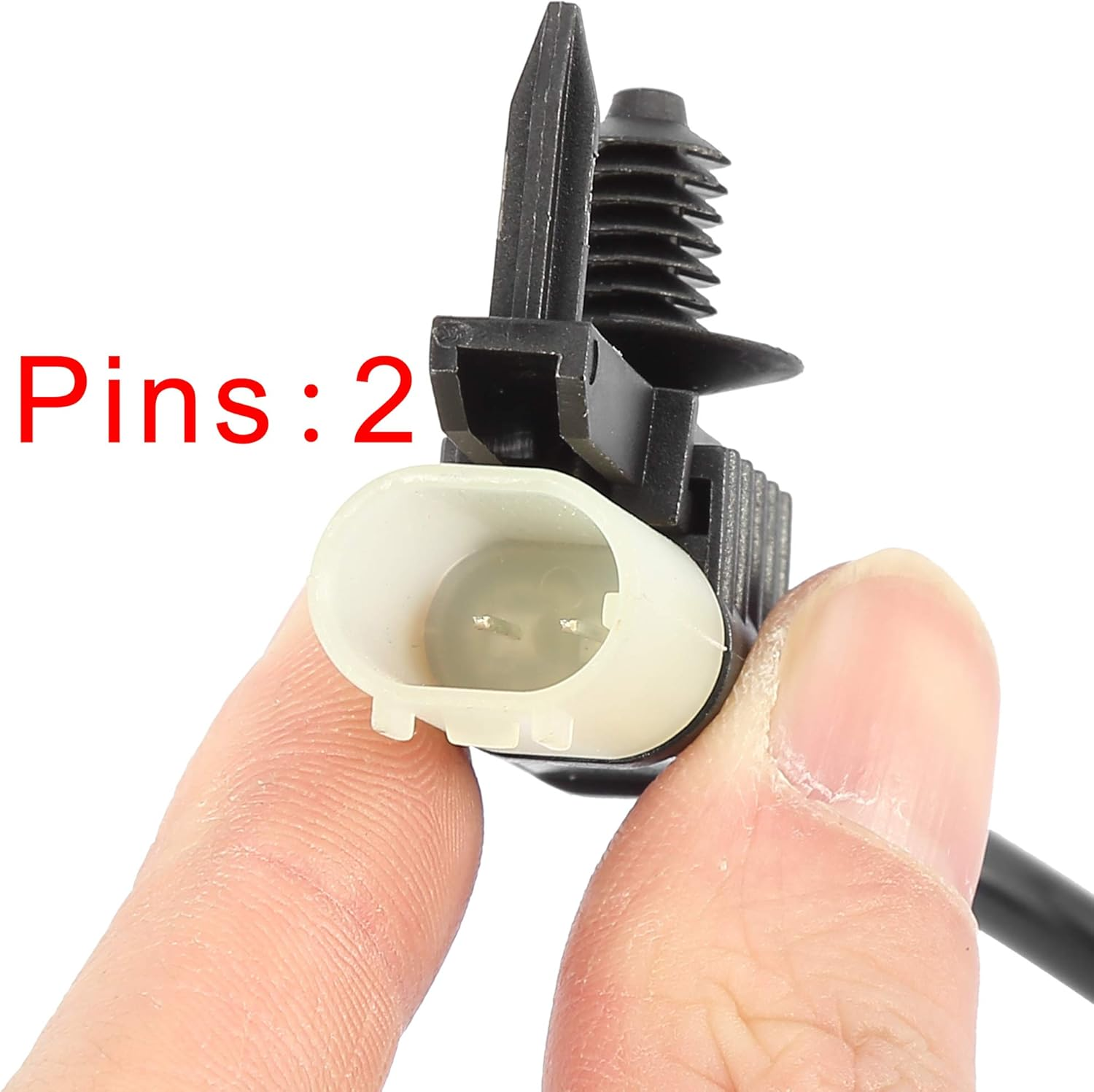 X AUTOHAUX 2Pcs Car Front Brake Pad Wear Sensor for Land for Rover Discovery Sport LR061365 Metal image number 5