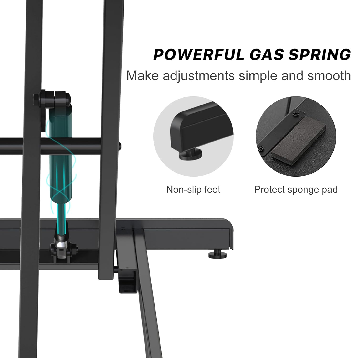 Altus Standing Desk Converter 80Cm Sit to Stand Desk Riser Workstation Black image number 2