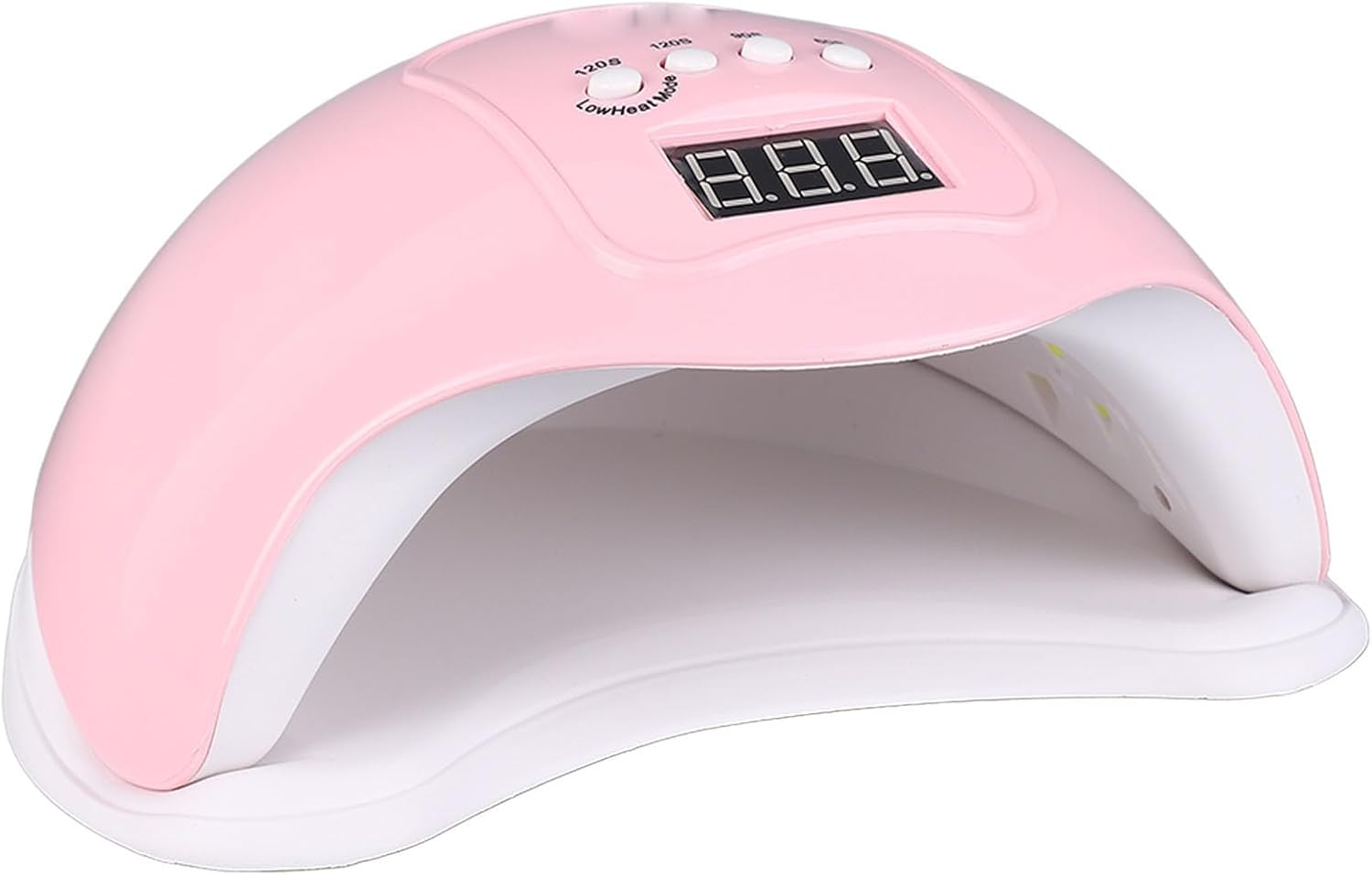 LED Gel Nail Light 48W Pink Portable Digital Nail Dryer Rapid Dry Power for Nail Art PP image number 1