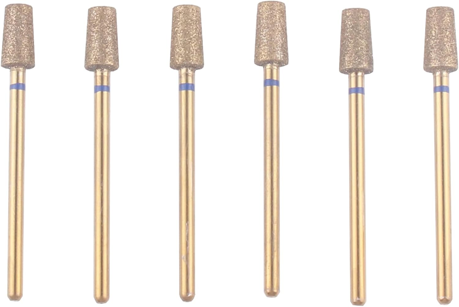 MZCMSL 6Pcs Pro Diamond Ball Bits 5.0Mm, Cuticle Drill Bit Set for Russian Manicure, 3/32 Shank Efile Bit (Medium) image number 4