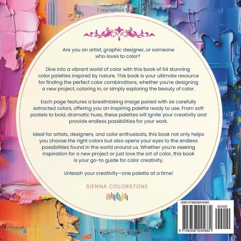 Color Palettes for Artists, Graphic Designers, Interior Designers & Coloring Enthusiasts: 64 Beautiful Color Combinations with Hex Codes to Spark Creativity Vol. 1 image number 1