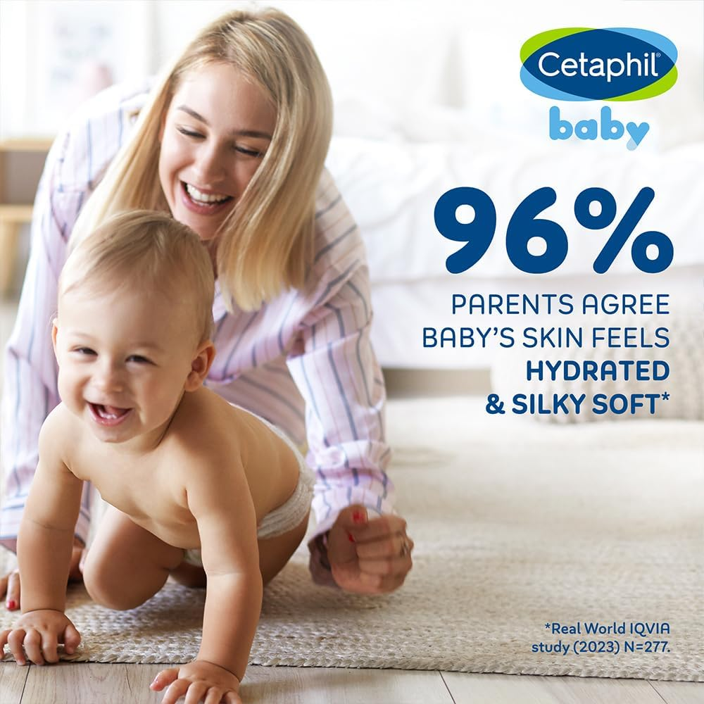 CETAPHIL Baby Daily Body Lotion 400Ml, with Shea Butter & Glycerin, Hypoallergenic, Designed for Baby'S Sensitive Skin, Dermatologist Tested image number 4