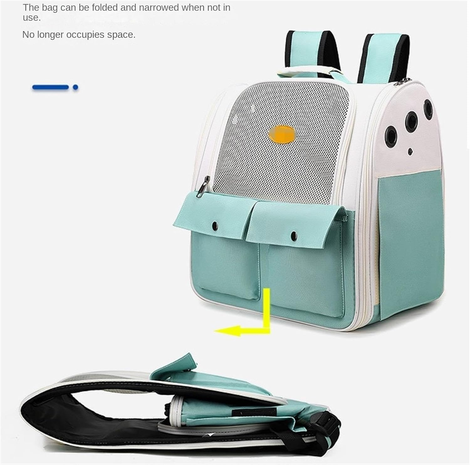 Cat Bag Dog Carrier Pet Carrier Portable Pet Carrier Backpack Multifunctional Foldable Pet Bag for Traveling Cat Carrier Pet Bag Carrier image number 4