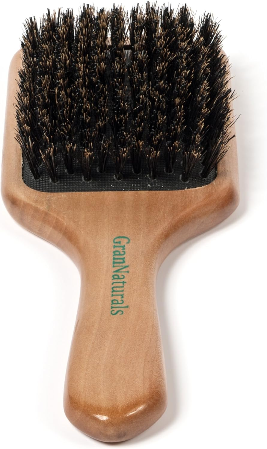 Grannaturals Boar Bristle Hair Brush for Women and Men - Natural Wooden Large Flat Square Paddle Hairbrush - for Thick, Fine, Thin, Wavy, Straight, Long, or Short Hair image number 3