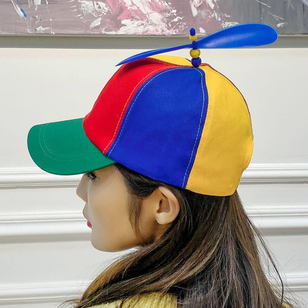 Voarge Propeller Hat, Propeller Hat, Helicopter Cap, Baseball Cap for Adults & Kids - Adjustable Size (Unisex Design) image number 6