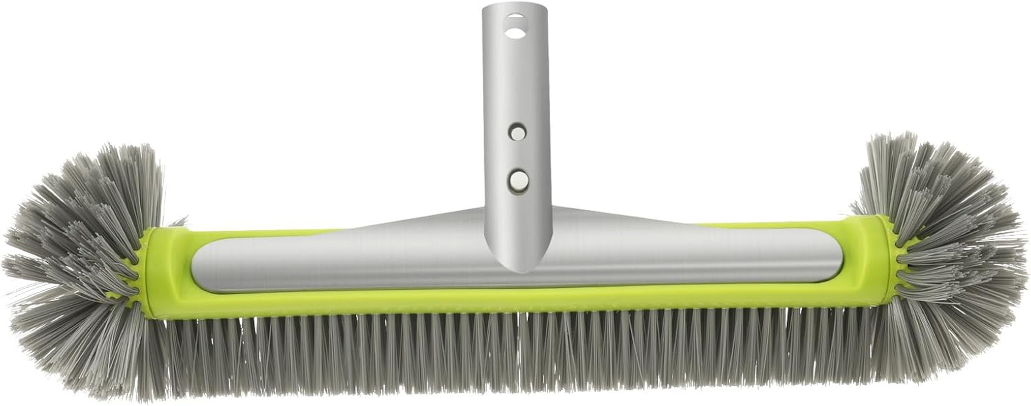 360 Degree Swimming Pool Brush Head, Heavy Duty Cleaning Brush, Aluminum Alloy Brush Head with High Hardness Bristle for Cleaning Corner Wall Tile Floor image number 3