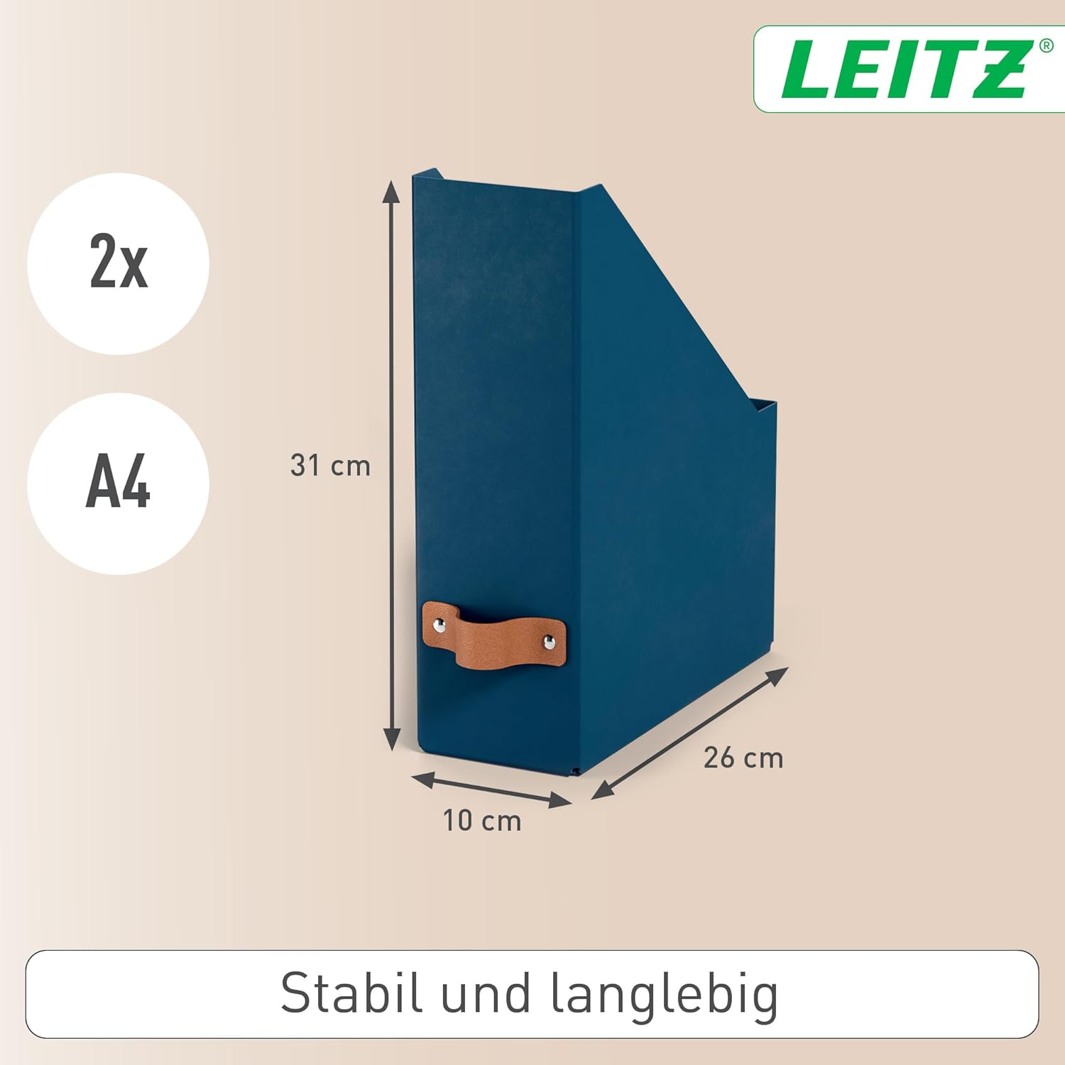 Leitz Duo Colour 202857031 Tape Dispenser White/Ice Blue Wow - Manual Polystyrene image number 2