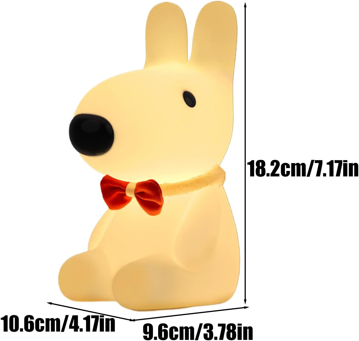 Generico Cute Night Light - Ribbon Night Lamp for Children Room - Dimmable Lamp Nordist Women Teenagers Men Adults in Dorms for Office Office Outdoor Activities Children Camps