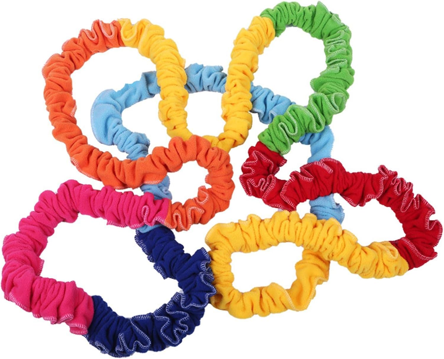 Vaveren Elastic Cooperative Stretchy Band Resistance Band Sensory Integration Training Toy Soft Multi Sizes for Outdoor Activities Kindergarten Kids, 3M image number 1